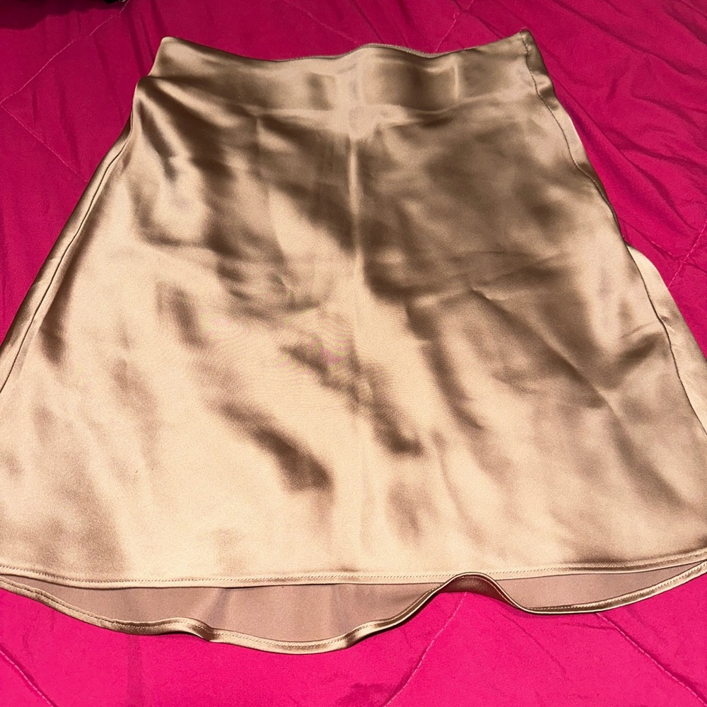 Dynamite satin skirt